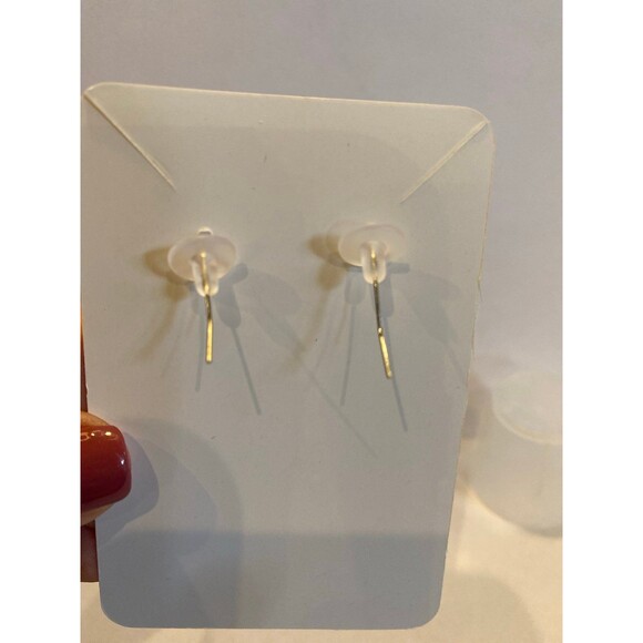 Earrings Rainbow Calico Cat Dangle Whimsical Drop Statement Jewelry Unique Kitty - Picture 4 of 6